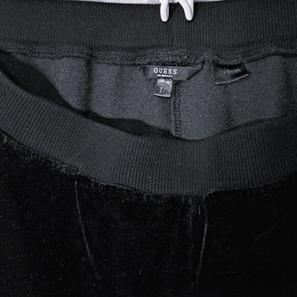 Guess Los Angeles Black Velvet Cargo Pants/Joggers - Picture 6 of 7